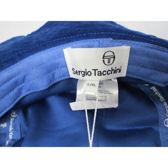 NWT Sergio Tacchini Sovana Mazarine Blue Velour Men's Bucket Hat - Picture 11 of 16